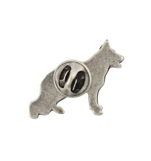 Owczarek niemiecki pin posrebrzony Art-Dog